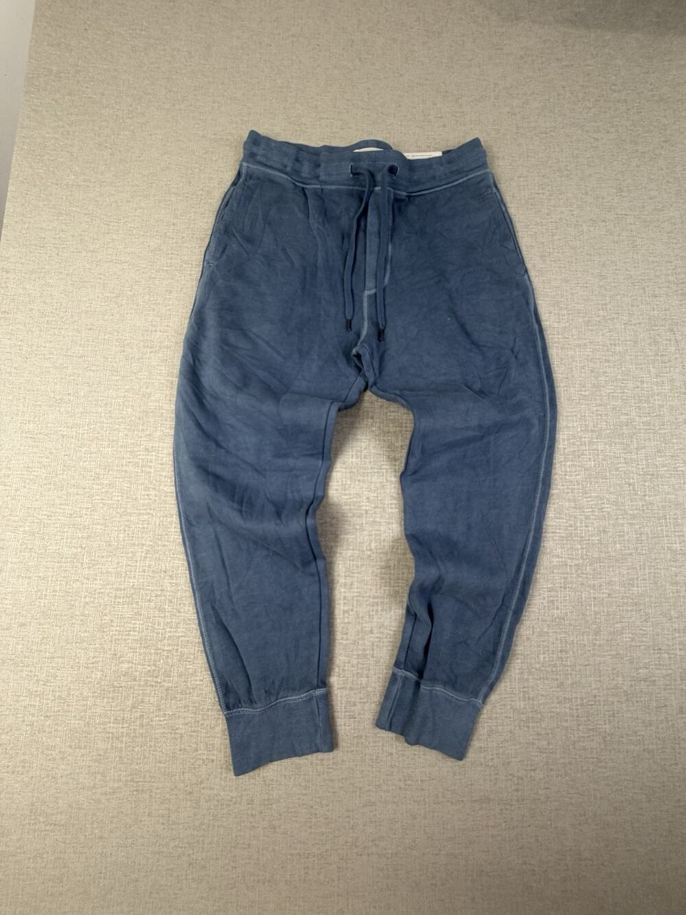 American Eagle Men’s M Washed Blue Super Soft Fleece Jogger Pants NWT